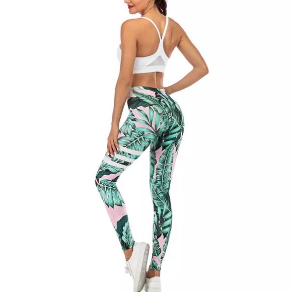 Women Slim Soft White Sport Legging - Picture 2 of 5